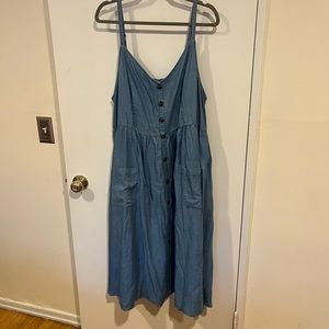 TORRID Plus Size chambray dress.